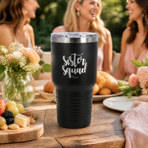 Sister Squad 30oz Engraved Tundra Tumbler — lifestyle
