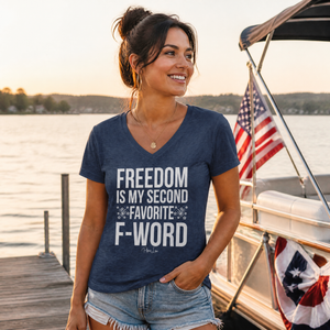 Women's Graphic V-Neck