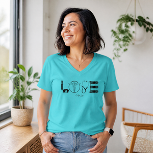 Women's Graphic V-Neck