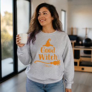 Good Witch Graphic Crewneck Sweatshirt — lifestyle hero