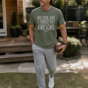 Well Done Dad Classic Tee — lifestyle hero