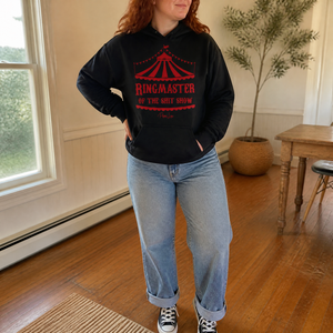 Ringmaster Of The Shit Show Graphic Hoodie — lifestyle hero