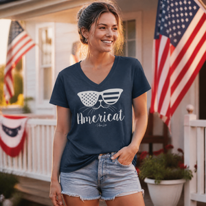 Women's Graphic V-Neck