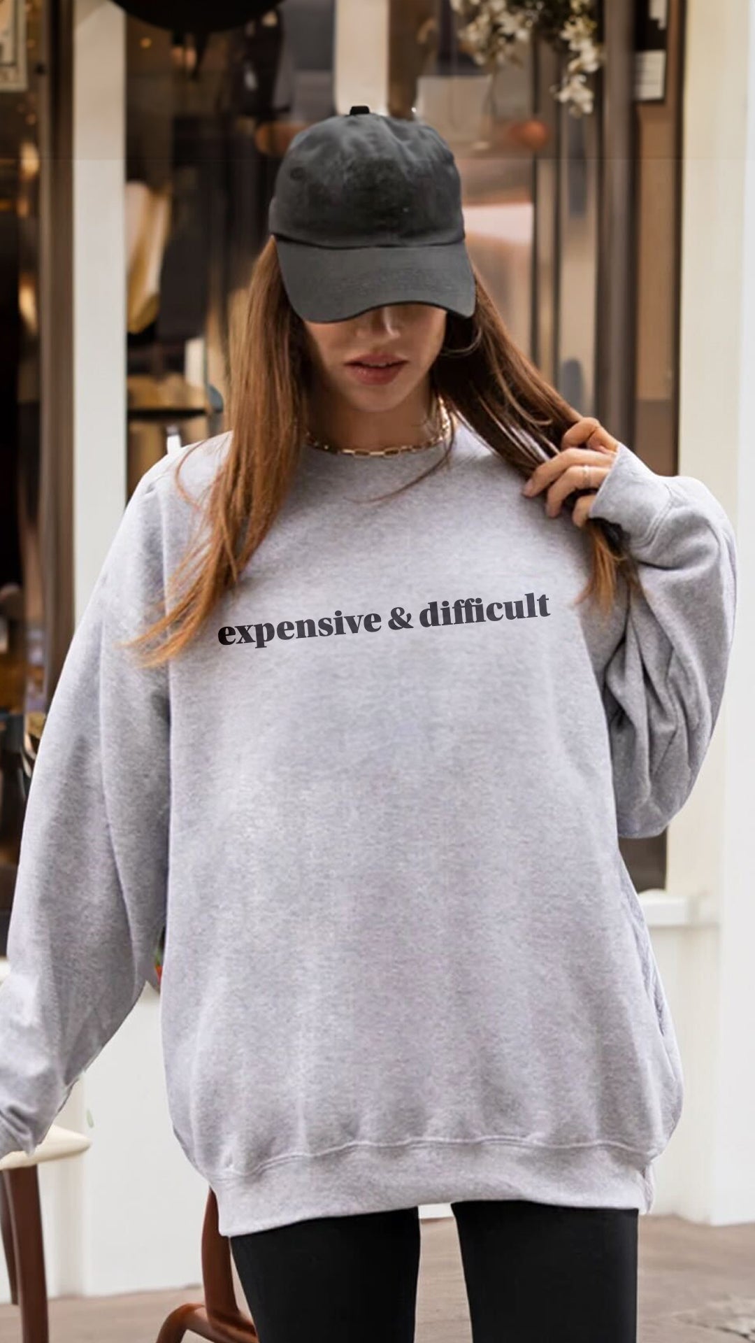 Expensive and Difficult Crewneck