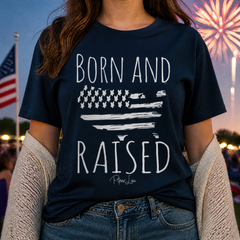 Born And Raised Classic Tee — lifestyle hero