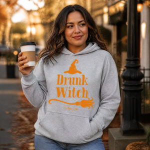 Drunk Witch Graphic Hoodie — lifestyle hero