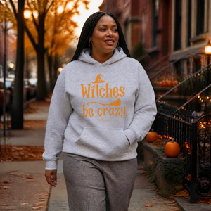 Witches Be Crazy Graphic Hoodie — lifestyle hero