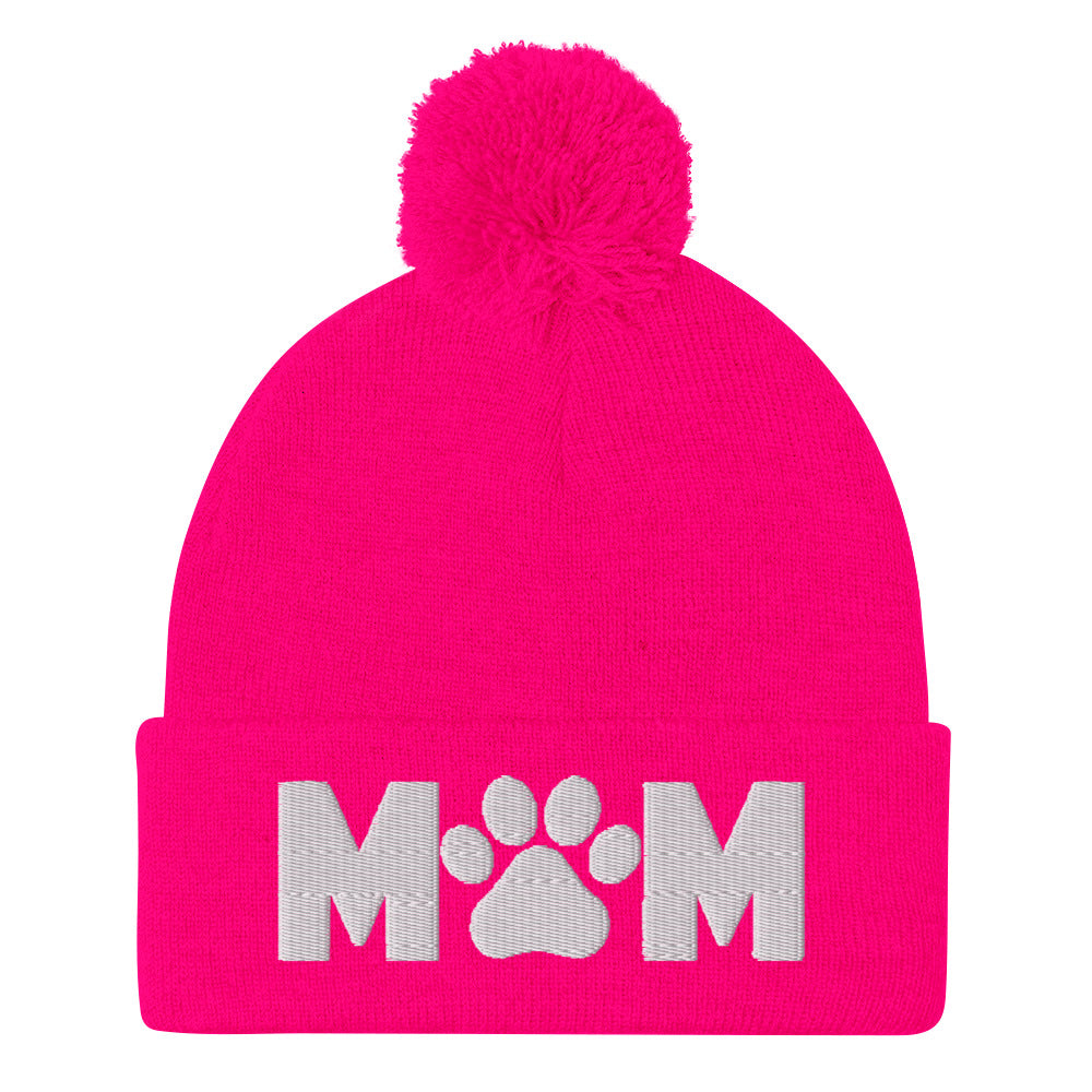 Beanie With Paw Print Paw Print Embroidered Classic CC Beanie