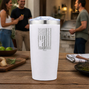 If You Ain't First You're Last 20oz Engraved Adventure Tumbler — lifestyle