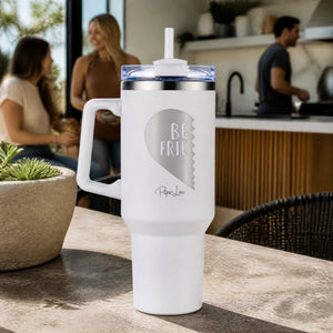 Best Friends Left 40oz Engraved Travel Tumbler — lifestyle