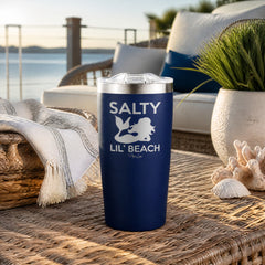 Salty Lil Beach 20oz Engraved Adventure Tumbler — lifestyle