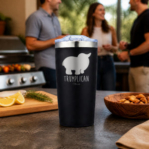 Trumplican 20oz Engraved Adventure Tumbler — lifestyle