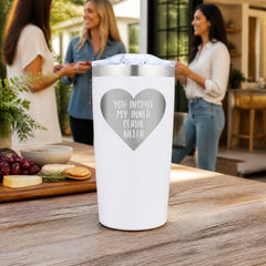You Inspire My Inner Serial Killer 20oz Engraved Adventure Tumbler — lifestyle