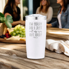 Roll My Eyes Out Loud 20oz Engraved Adventure Tumbler — lifestyle