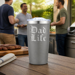 Dad Life 20oz Engraved Adventure Tumbler — lifestyle
