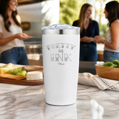 Pretty In Ink 20oz Engraved Adventure Tumbler — lifestyle
