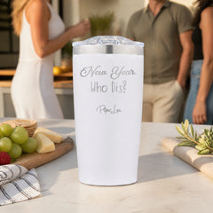 New Year Who Dis 20oz Engraved Adventure Tumbler — lifestyle