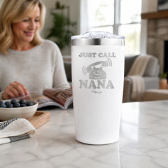Just Call Nana 20oz Engraved Adventure Tumbler — lifestyle