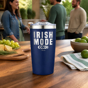 Irish Mode On 20oz Engraved Adventure Tumbler — lifestyle