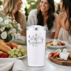 Sister Squad 20oz Engraved Adventure Tumbler — lifestyle