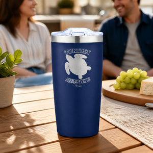 Turtley Awesome 20oz Engraved Adventure Tumbler — lifestyle