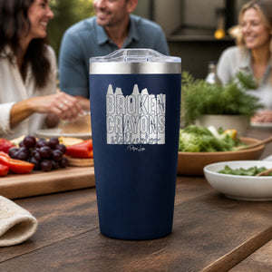 Broken Crayons 20oz Engraved Adventure Tumbler — lifestyle