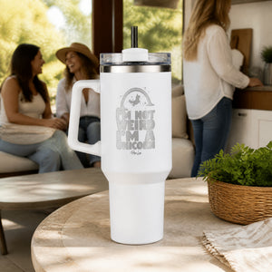 I'm Not Weird I'm A Unicorn 40oz Engraved Travel Tumbler — lifestyle