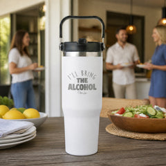I'll bring the Alcohol 30oz Engraved Saratoga Tumbler — lifestyle