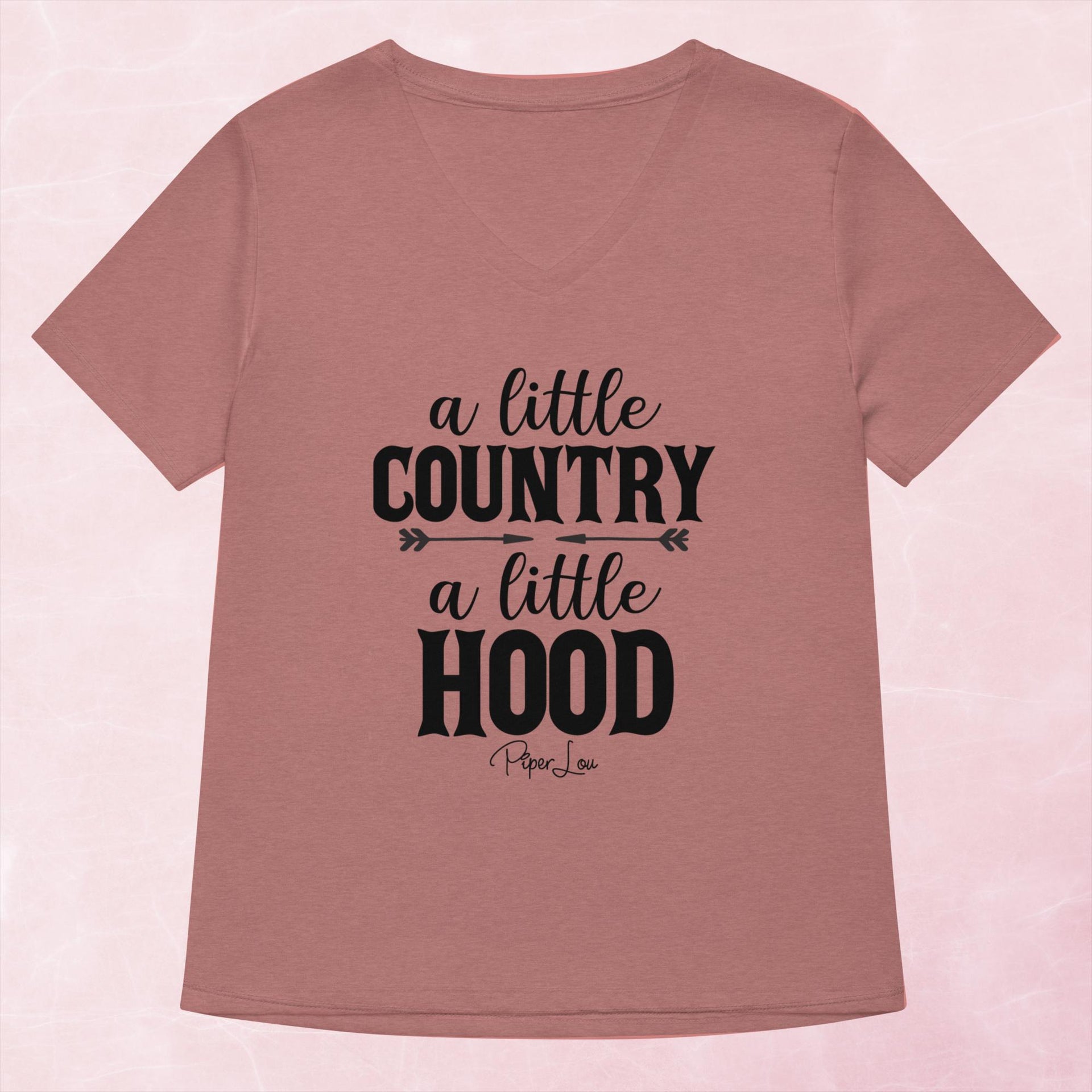 A Little Country A Little Hood Graphic Tee For Women | Funny Saying Sleeveless Tank Top