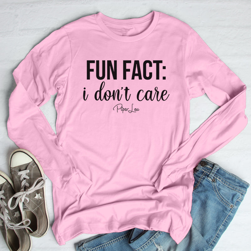 Fun Fact: I Don't Care Outerwear