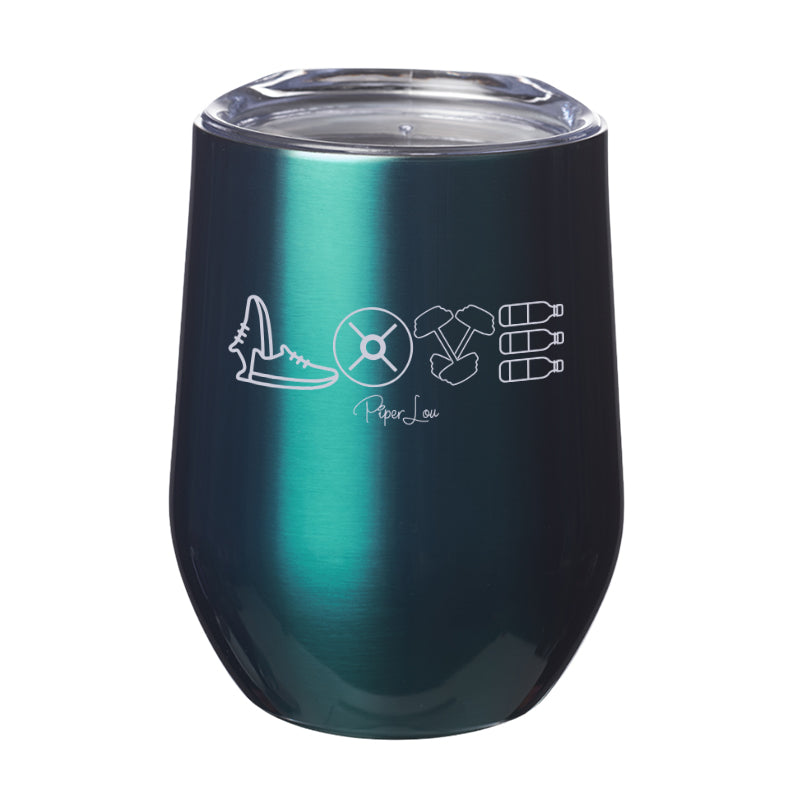Fitness Love 12oz Stemless Wine Cup