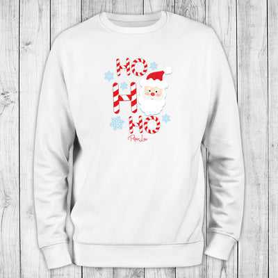 Ho Ho Ho Santa Graphic Crewneck Sweatshirt