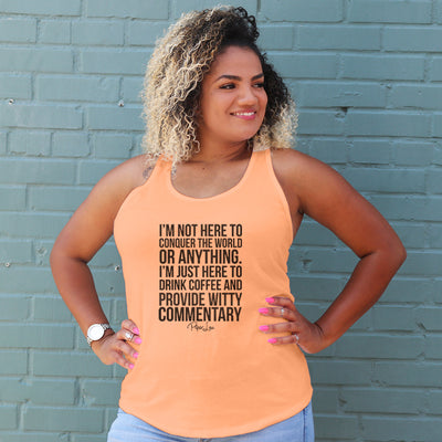 Drink Coffee And Provide Witty Commentary Curvy Apparel