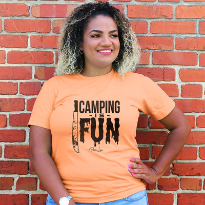 Camping Is Fun Curvy Apparel