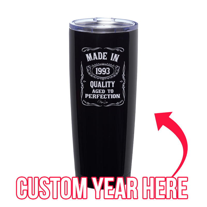 Jack Daniels Aged To Perfection (CUSTOM) Laser Etched Tumbler