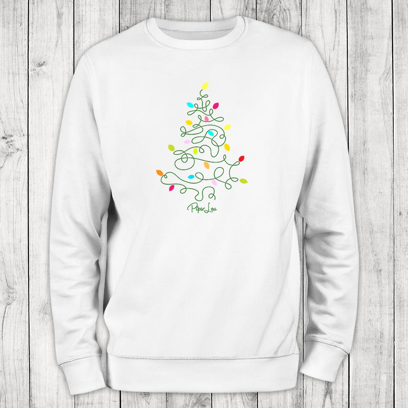 Christmas Tree Graphic Crewneck Sweatshirt