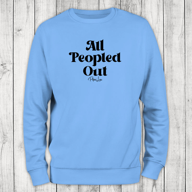 All Peopled Out Crewneck Sweatshirt