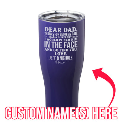 It's A Throat Punch Kind Of Day - Engraved Stainless Steel Tumbler, Funny  Gift For Men, Personalized Tumbler For Him