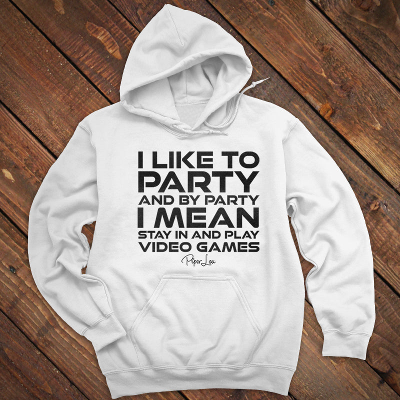 I Like To Party Video Games Men's Apparel