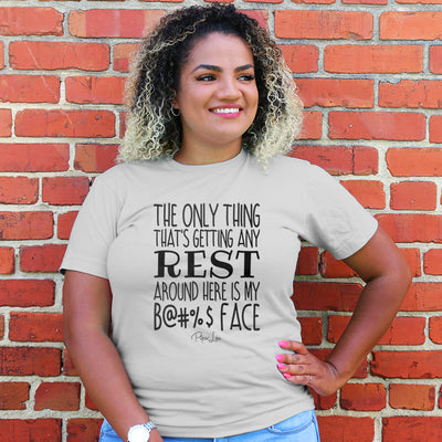 The Only Thing Getting Rest Is My Resting Bitch Face Curvy Apparel
