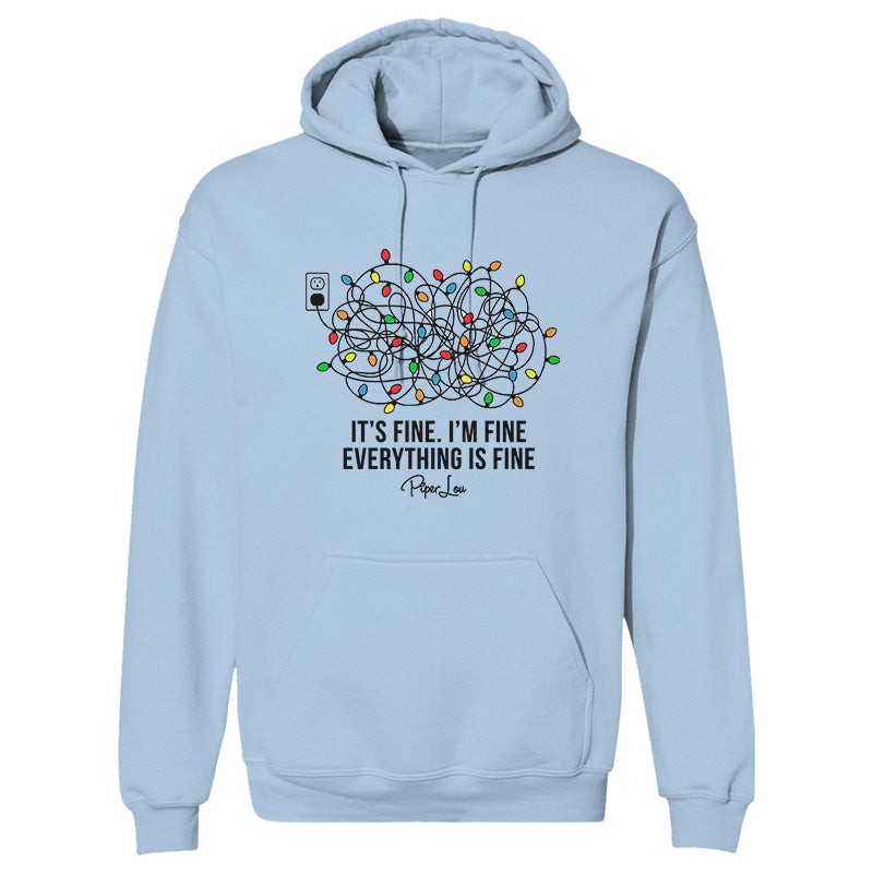 2023 Christmas Collection | I'm Fine It's Fine Everything Fine Christmas Lights Apparel