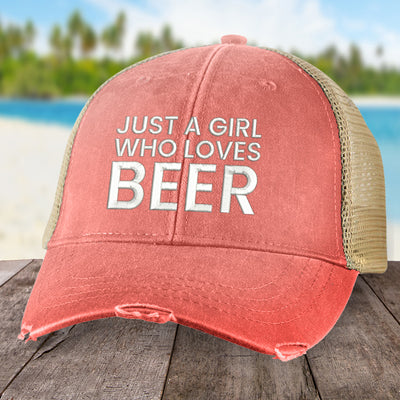 Just A Girl Who Loves Beer Hat