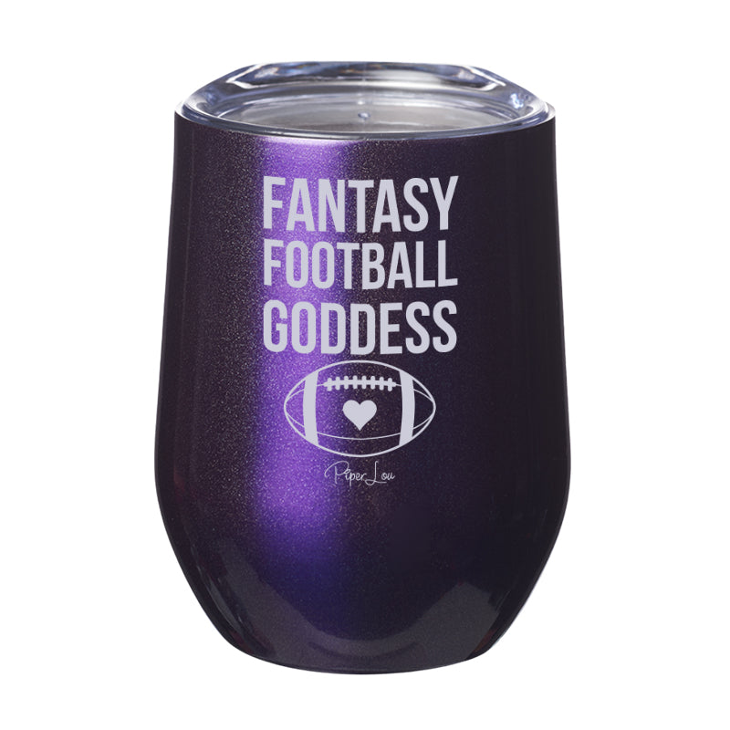 Fantasy Football Goddess Laser Etched Tumbler