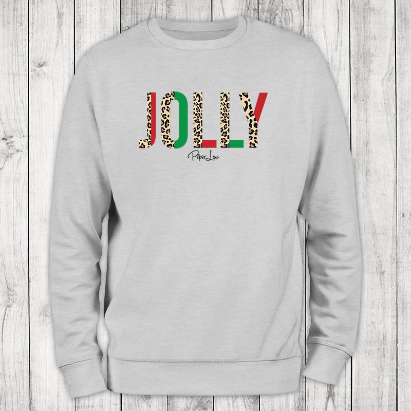 Jolly Leopard Graphic Crewneck Sweatshirt