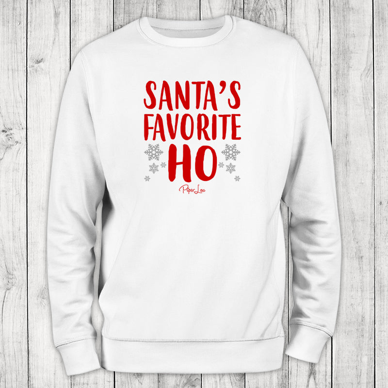 Santa's Favorite Ho Graphic Crewneck Sweatshirt