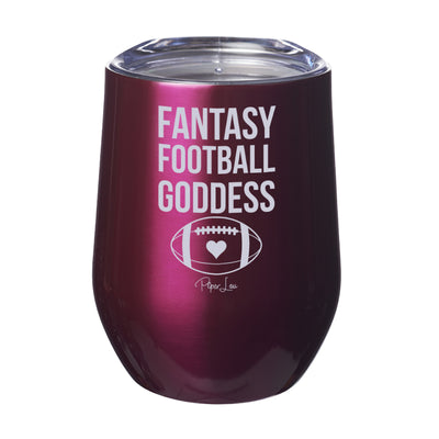 Fantasy Football Goddess Laser Etched Tumbler