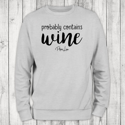 Probably Contains Wine Crewneck Sweatshirt