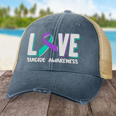 Suicide Awareness Love Ribbon Hat