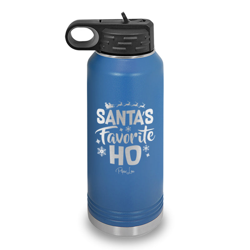 Santa's Favorite Ho Water Bottle