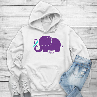 Suicide Awareness Elephant Ribbon Outerwear